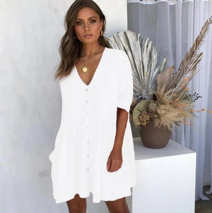 Summer Short Sleeve Casual Loose Dress Maternity Clothes for Pregnant Women Vestidos Gravidas Lady Dress Pregnancy Dresses