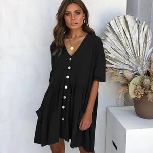 Summer Short Sleeve Casual Loose Dress Maternity Clothes for Pregnant Women Vestidos Gravidas Lady Dress Pregnancy Dresses