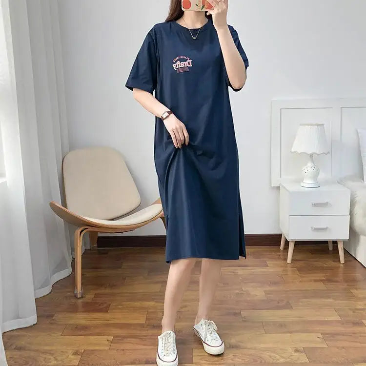 Breastfeeding Elbow Length Sleeve Dress
