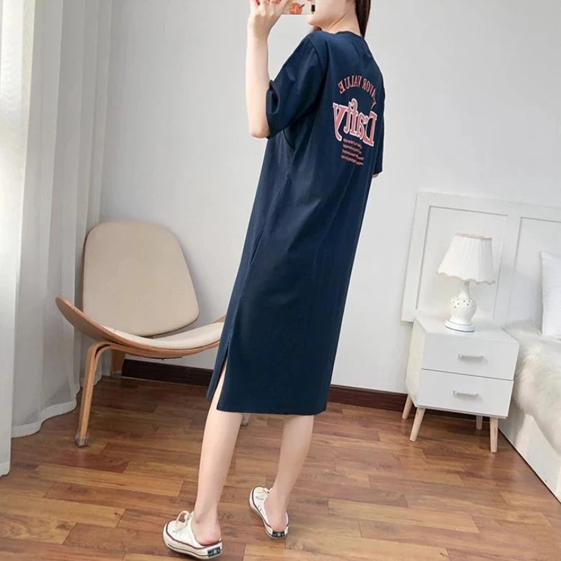 Breastfeeding Elbow Length Sleeve Dress