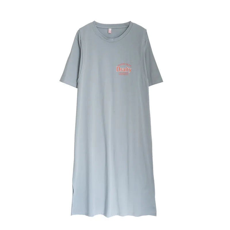 Breastfeeding Elbow Length Sleeve Dress
