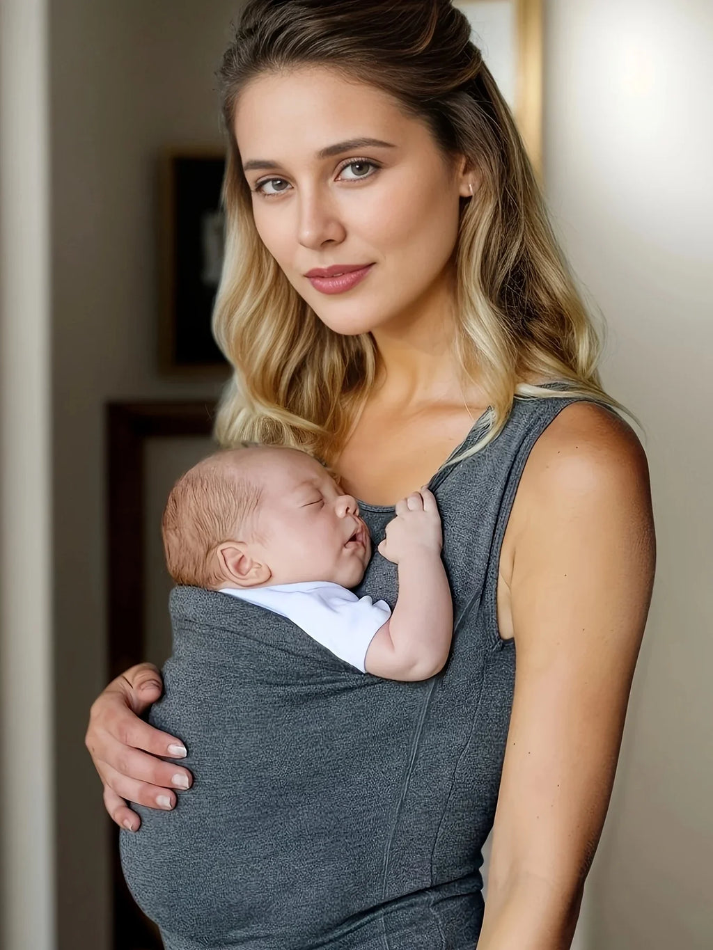 JOYNCLEON Stylish Kangaroo Mommy Maternity Tank Top Comfortable Versatile Casual Wear for Pregnant Women